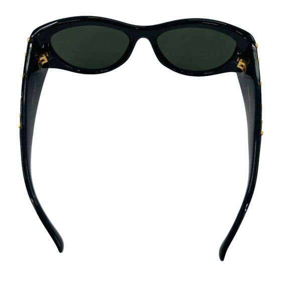 Vintage 90’s Rochas Paris Black Gold Statement Sunglasses Mod 901901 Made France main image 13